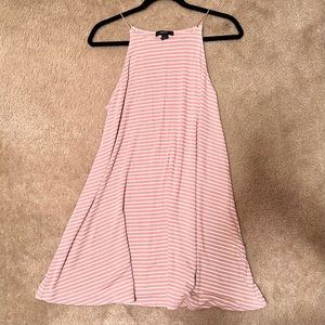 Forever 21 Mini Shift Dress - Pink & White Stripes
